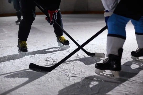 hockey players on ice